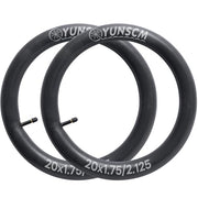 2-Pack 20" Butyl Bike Tubes for 1.75–2.125" Tires