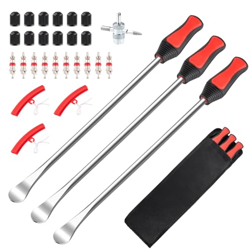 Rpeconu 29-Piece Tire Spoon & Valve Tool Kit