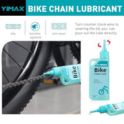 YIMAX Bike Chain Cleaning Kit with Lube & Brushes, 410ml