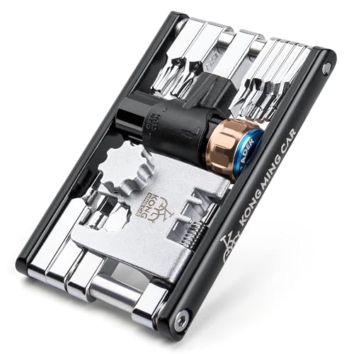 Compact Bike Multitool with CO2 Inflator & Chain Tool