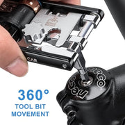 Compact Bike Multitool with CO2 Inflator & Chain Tool