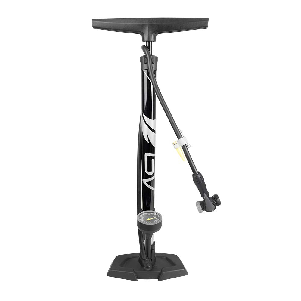 BV 160 PSI Bike Floor Pump with Presta & Schrader Valve