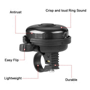 Accmor Classic Aluminum Bike Bell with Loud Crisp Sound