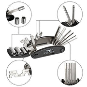 WOTOW 16-in-1 Bike Repair Tool Kit with Tire Levers