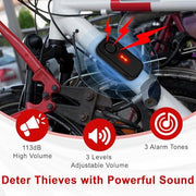 USUPERINK Wireless Anti-Theft Bike Alarm with Remote