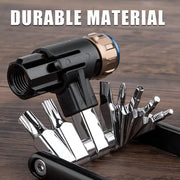 Compact Bike Multitool with CO2 Inflator & Chain Tool