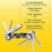 Topeak Mini 9-Function Compact Bicycle Multitool
