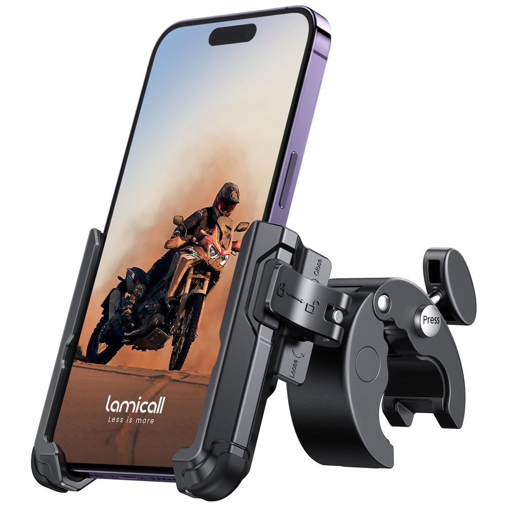 Lamicall Bike & Motorcycle Phone Mount for 4.7–7" Phones