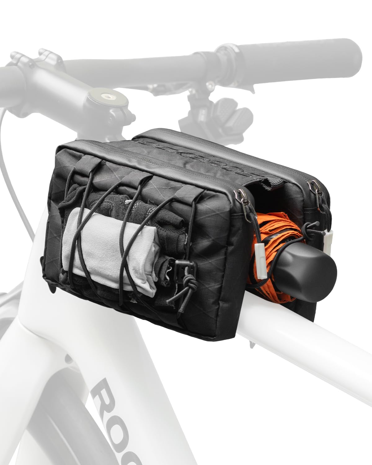 ROCKBROS 1L Quick-Release Top Tube Bike Bag with Shoulder Strap