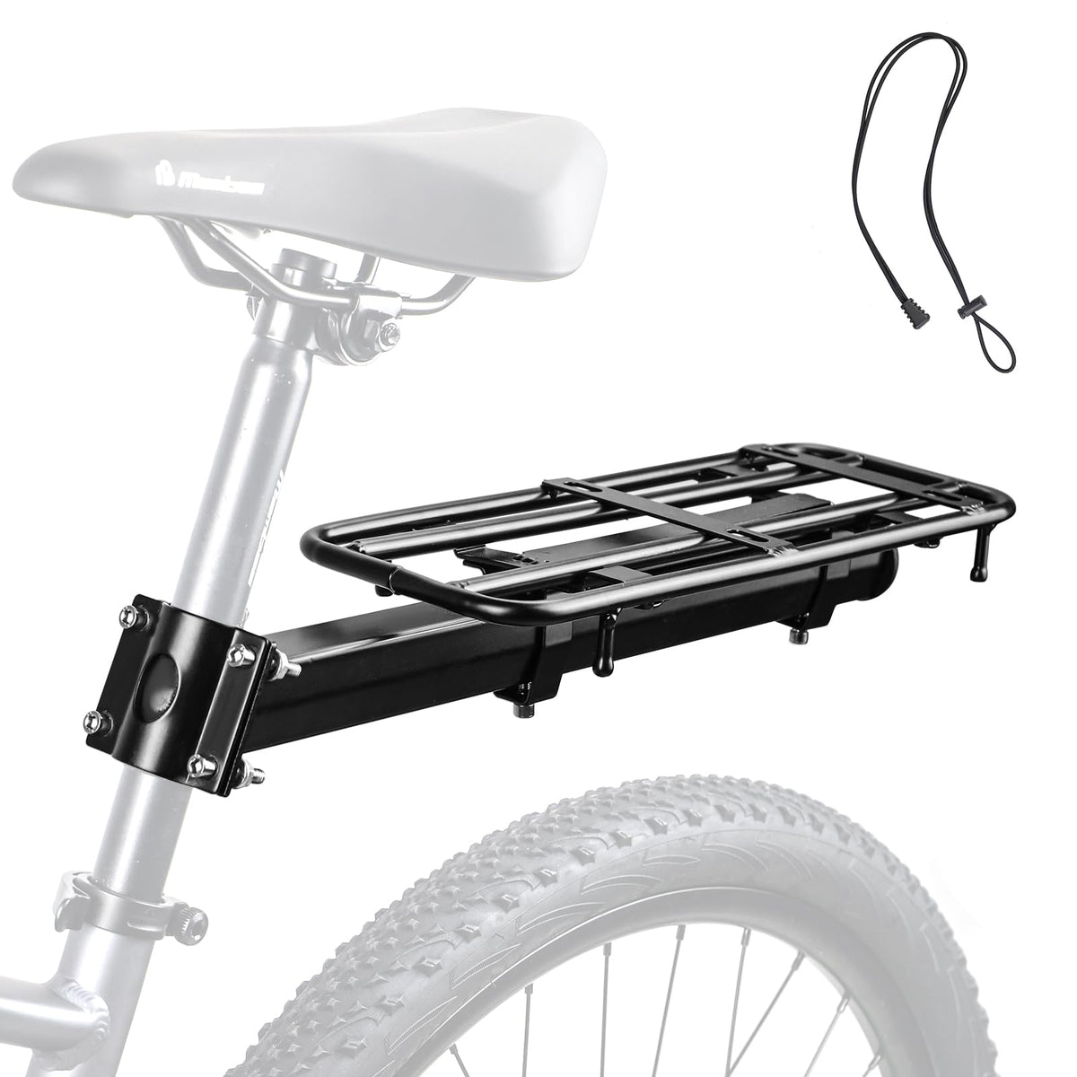 WEEROCK Adjustable Rear Bike Rack for 20–29" Bikes, 33 lb Capacity
