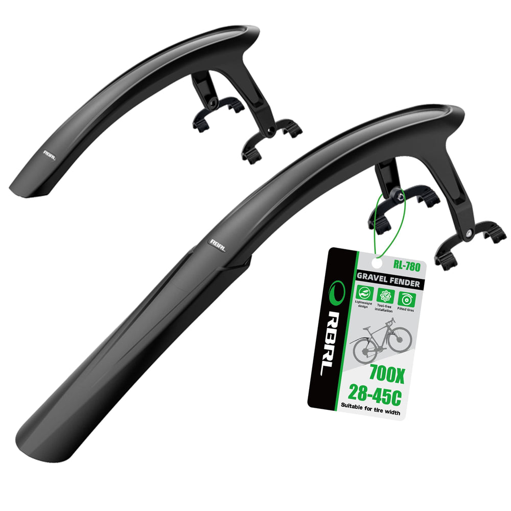 RBRL Quick-Release 28" Bike Fender Set for 28–45mm Tires