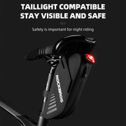 ROCKBROS 0.6L Waterproof Bike Saddle & Frame Bag