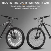48/96-Pack 360° Waterproof Bike Spoke Reflector Clips