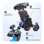 360° Rotating Universal Bike & Motorcycle Phone Mount