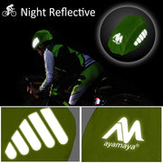 AYAMAYA Waterproof Reflective Bike Helmet Rain Cover