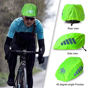 AYAMAYA Waterproof Reflective Bike Helmet Rain Cover