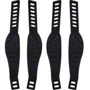 2-Pair Adjustable Exercise Bike Pedal Straps Replacement Set