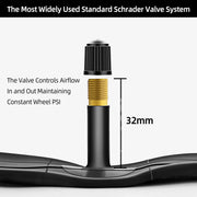 Hapleby 2-Pack 26" Bike Tubes with Schrader Valves & Levers