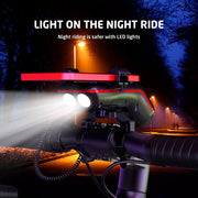UPPEL 10-in-1 Bike Phone Holder with Speaker, Light & Horn