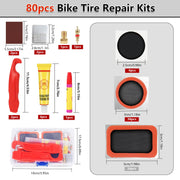 Smelish 80-Piece Self-Adhesive Bike Tire Repair Kit