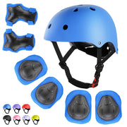 WayEee Kids Bike Helmet & Knee Pad Protective Set, Ages 3–14