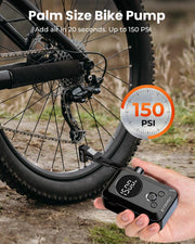 ETENWOLF S0 Mini Bike Pump with Gauge, 20s Fast Inflation