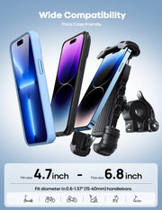 Lamicall Bike & Motorcycle Phone Mount for 4.7–6.8" Phones