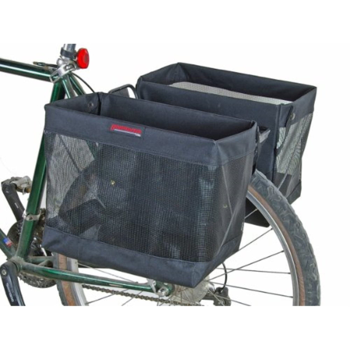 Bushwhacker Omaha Foldable Grocery Bike Panniers, Pair