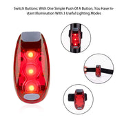 9-Pack LED Clip-On Safety Strobe Lights for Night Cycling