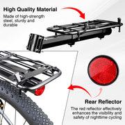 WEEROCK Adjustable Rear Bike Rack for 20–29" Bikes, 33 lb Capacity