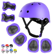 WayEee Kids Bike Helmet & Knee Pad Protective Set, Ages 3–14