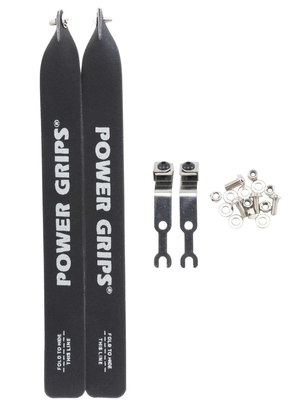 POWER GRIPS Hands-Free Bike Pedal Retention Strap Set