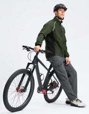 Bikewa Men's Thermal Water-Resistant Winter Cycling Jacket