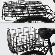 Huntoshon Quick-Release Folding Rear Bike Cargo Basket