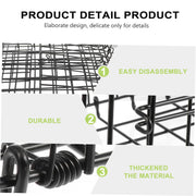 Huntoshon Quick-Release Folding Rear Bike Cargo Basket