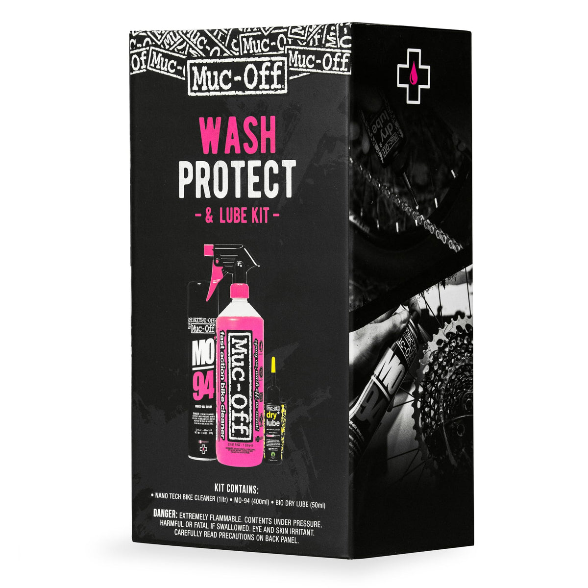 Muc-Off Bike Wash, Protect & Lube Maintenance Kit