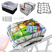 Huntoshon Quick-Release Folding Rear Bike Cargo Basket