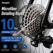 focopot Bike Cleaning Kit with Degreaser, Scrubber & Lube