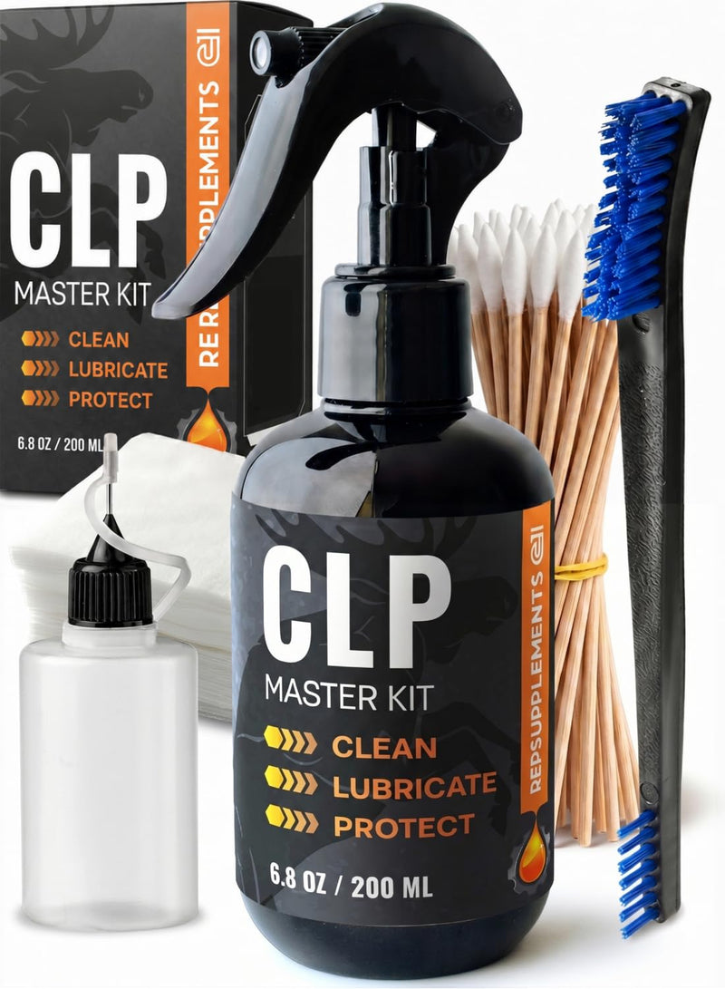 3-in-1 Gun Cleaning Oil Kit with Sprayer & Needle Oiler