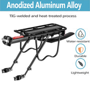 YONTUO Quick-Release Rear Bike Cargo Rack with Fender