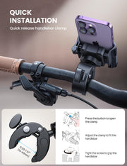 Lamicall Bike & Motorcycle Phone Mount for 4.7–7" Phones