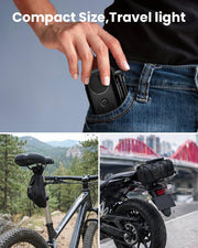 ETENWOLF S0 Mini Bike Pump with Gauge, 20s Fast Inflation