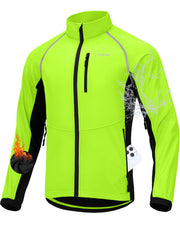 Bikewa Men's Thermal Water-Resistant Winter Cycling Jacket