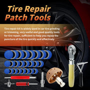 53-Piece Heavy-Duty Tire Patch & Repair Tool Kit