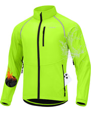 Bikewa Men's Thermal Water-Resistant Winter Cycling Jacket
