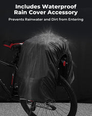 KEMIMOTO Large-Capacity Bike Pannier Set with Rain Cover