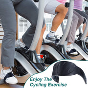 2-Pair Adjustable Exercise Bike Pedal Straps Replacement Set