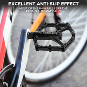Hapleby 9/16" Flat Bike Pedals with 2 Sealed Bearings
