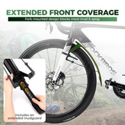 ROCKBROS Adjustable Bike Fender Set for 700C & 26–27.5" Bikes
