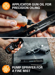 3-in-1 Gun Cleaning Oil Kit with Sprayer & Needle Oiler